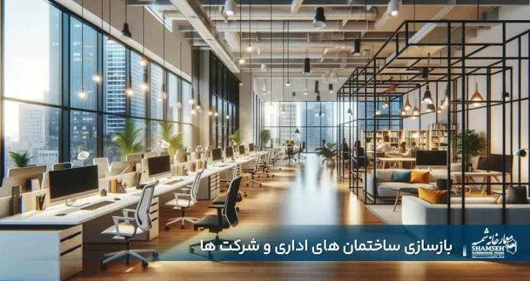 بازسازی ساختمان های اداری و شرکت ها